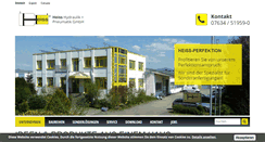 Desktop Screenshot of heiss.de
